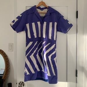 Vintage 1960s Marimekko Blue Dress